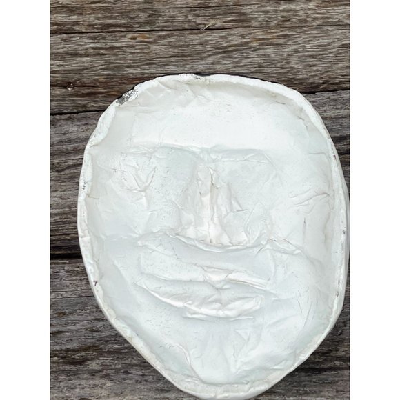 Vintage Asian Japanese Plaster Face Mask Wall Decor - Picture 4 of 11